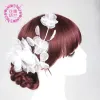 Jialan's 2021 new products are now available. The ultra-ethereal and beautiful white snow gauze texture with a burnt edge effect is a must-have headpiece for brides that influences wedding dress looks and exudes a unique charm details Picture